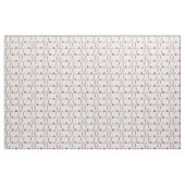 EKG Kariert auf Weiß Stoff (Fat Quarter (45,7 x 55,9 cm))