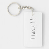 EKG Krankenschwester-Schlüsselanhänger Schlüsselanhänger (Vorderseite)