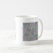 EKG Maze-Tasse Kaffeetasse (VorderseiteRechts)