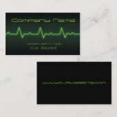 EKG Neon Visitenkarte (Vorne/Hinten)