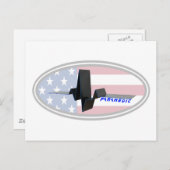 EKG Paramedic USA Postkarte (Vorne/Hinten)