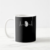 EKG Pulsfrequenz Herzfrequenz Dialyse Tech Nurse - Kaffeetasse (Links)