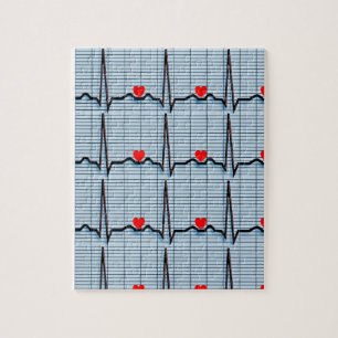 EKG-Streifen Puzzle