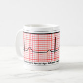 EKG-Tasse Kaffeetasse (Vorderseite Links)