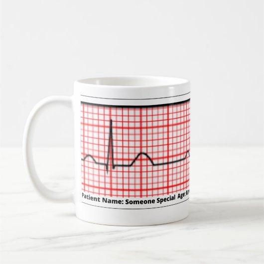 EKG-Tasse Kaffeetasse (Links)