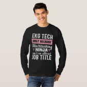 EKG-Tech Multitasking-Ninja Herzkrankenschwester K T-Shirt (Vorne ganz)