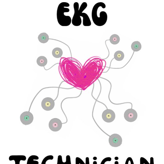 EKG Techniker Elektrokardiogramm T-Shirt