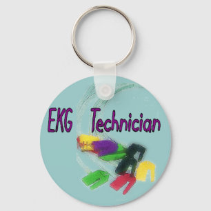EKG Techniker Geschenke Schlüsselanhänger