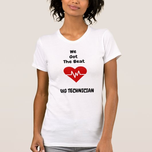 EKG Technischer Puls T-Shirt (Vorderseite)