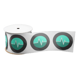 EKG Türkis Satinband