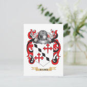 Ekins-Wappen Postkarte (Stehend Vorderseite)