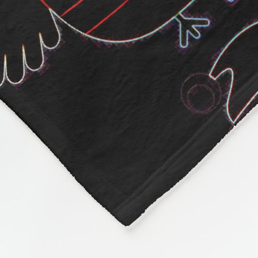 Eklectic Owl Blanket Fleecedecke (Ecke)