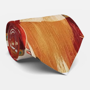 Eklektische Feder Boho Krawatte