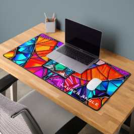 Eklektische geometrische Mosaikfliesen Büro Schreibtischunterlage