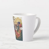 Eklektische Maus mit Perlen Latte Tasse, Chic Maxi Milchtasse (Rechte Ecke)