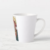Eklektischer Krabbe mit Perlen Latte-Mug, Chic Max Milchtasse (Rechts)