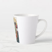 Eklektischer Leguan mit Perlen Latte-Mug, Chic Max Milchtasse (Rechts)