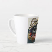Eklektischer Schlangen-mit-Perlen-Latte-Mug, Chic Milchtasse (Linke Ecke)