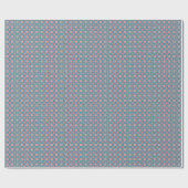 Eklektisches Boho-Rot Türkis Geschenkpapier (Flach)