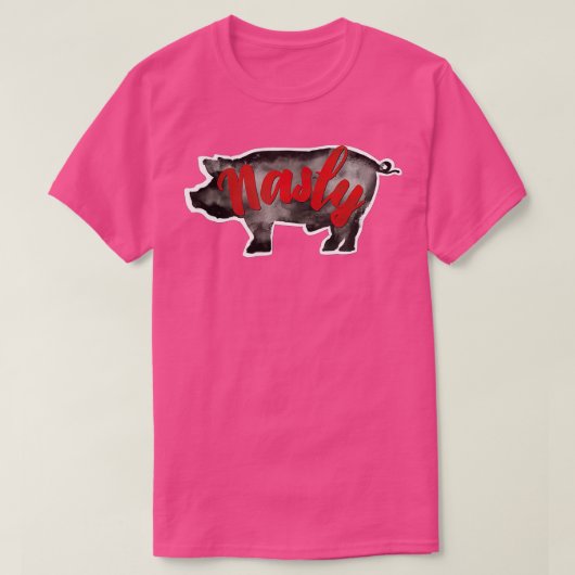 Eklig Pig Fun Gay  T-Shirt (Design vorne)
