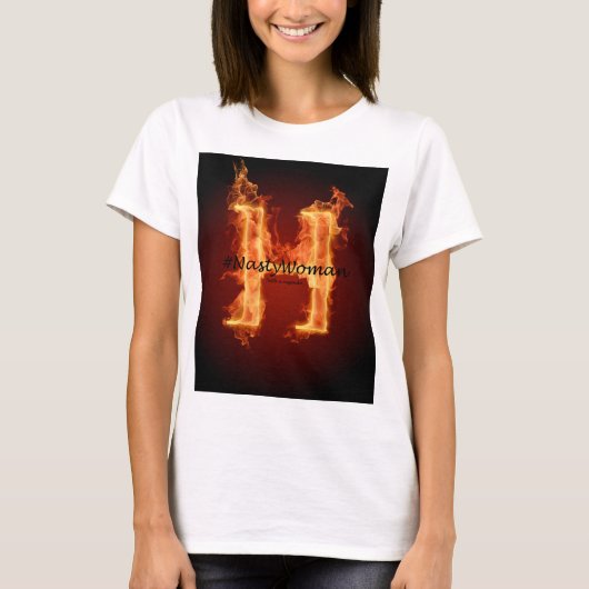 Eklige brennende Frau T-Shirt (Vorderseite)