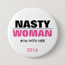 Eklige Frau bin ich mit ihrem 2016 Button