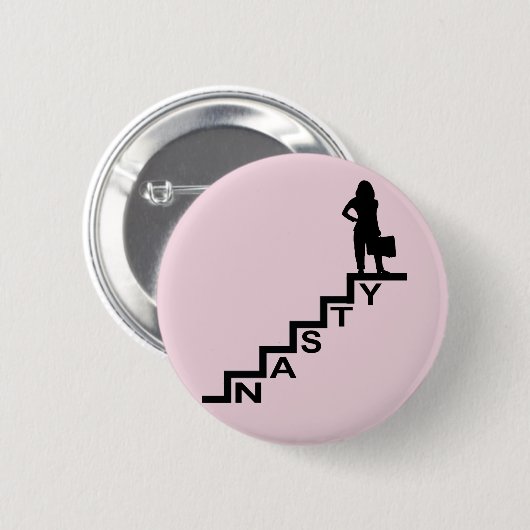 Eklige Frau Button (Vorne & Hinten)