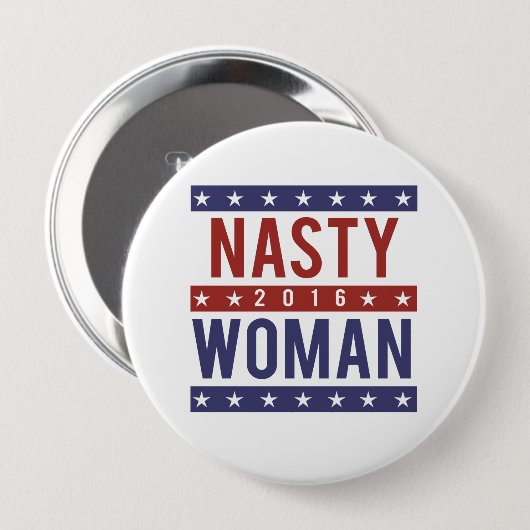 Eklige Frau für Präsidenten 2016 -- PräsidentenEle Button (Vorne & Hinten)