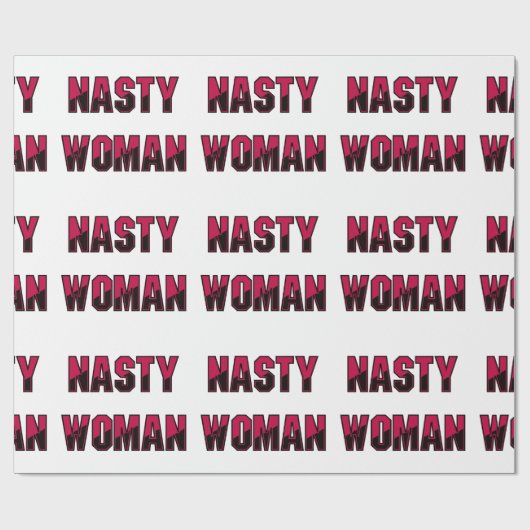 Eklige Frau Geschenkpapier (Flach)