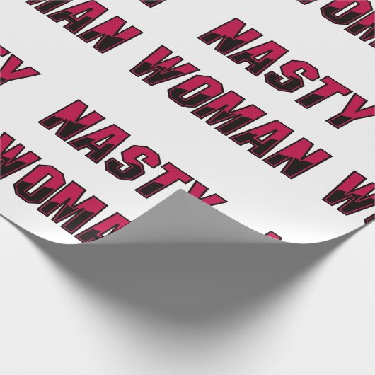 Eklige Frau Geschenkpapier (Ecke)