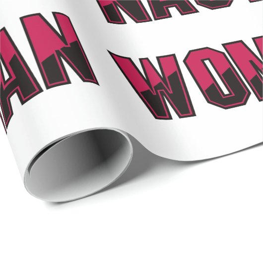 Eklige Frau Geschenkpapier (Rolleneckpunkt)