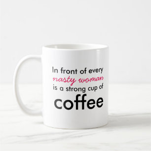 Eklige Frau Kaffeetasse