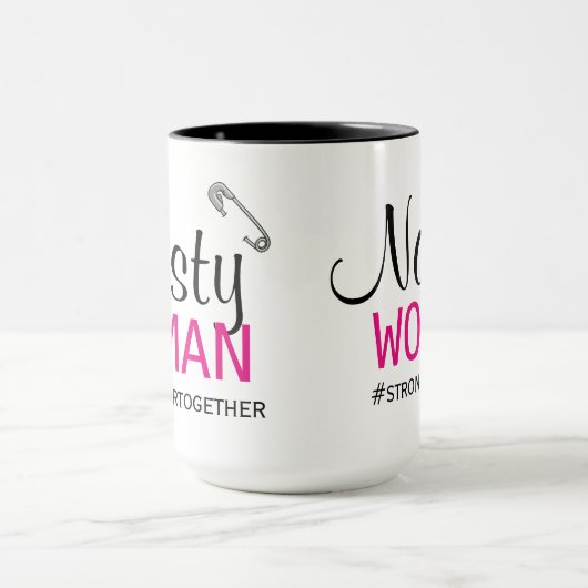 EKLIGE FRAU - Sicherheits-Button - stärker Tasse (Zentrum)