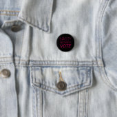 "eklige Frau wählen" Schwarz-Rosa, Magenta-Taste Button (Beispiel)