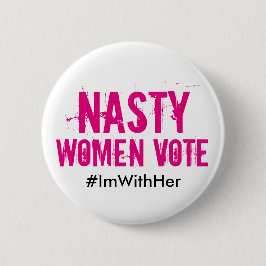Eklige Frauen-Abstimmung: Ich bin mit ihrem Knopf Button