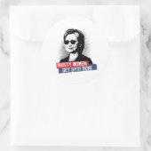 Eklige Frauen bekommen S— Fertig — Präsidentschaft Runder Aufkleber (Tasche)