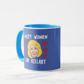 Eklige Frauen für Hillary 2016 -- Präsidential Tasse (Vorderseite Links)