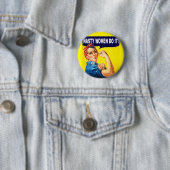 Eklige Frauen knöpft es Button (Beispiel)