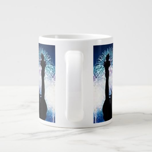 Eklige Frauen sind gute Trouble GIANT COFFEE TASSE (Rückseite)