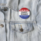 Eklige Frauen stimmen für Hillary Button (Beispiel)