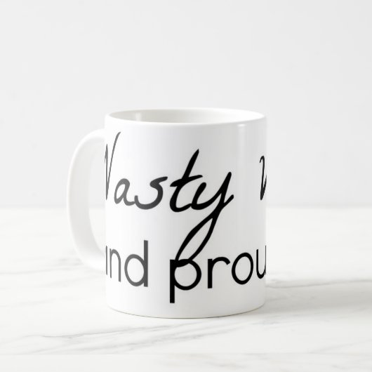 Eklige Frauen-Tasse Kaffeetasse (Vorderseite Links)