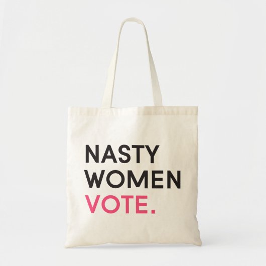Eklige Frauen wählen Tasche| Rosa Tragetasche (Vorne)