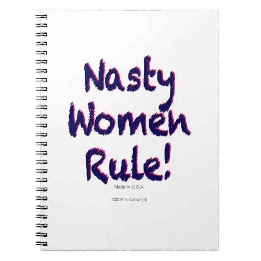Eklige Frauenherrschaft Notizblock (Vorderseite)