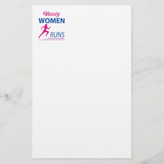 Eklige Frauenrennen Briefpapier (Vorderseite)