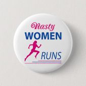 Eklige Frauenrennen Button (Vorderseite)