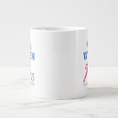 Eklige Frauenrennen Jumbo-Tasse (Vorderseite)