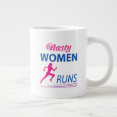 Eklige Frauenrennen Jumbo-Tasse (Rechts)