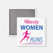 Eklige Frauenrennen Magnet (Vorderseite/Rückseite)