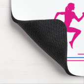 Eklige Frauenrennen Mousepad (Ecke)