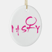 Eklige Frauensymbol Keramik Ornament (Rechts)